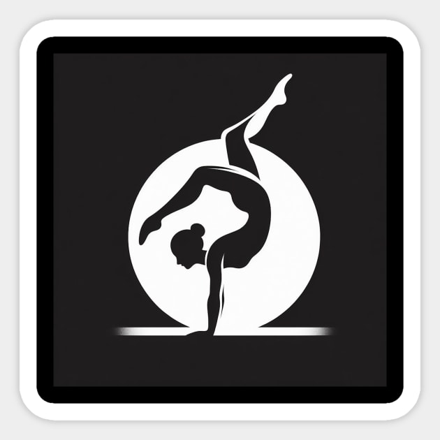 Gymnast Sticker by Print Forge